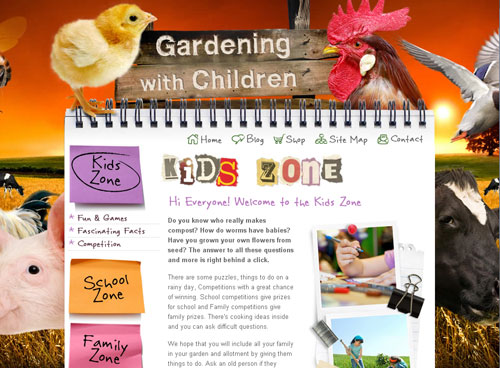The Gardening with Children Homepage